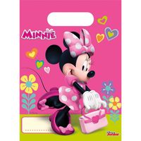 Minnie Mouse uitdeelzakjes 6 stuks - thumbnail