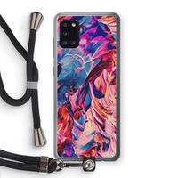 Pink Orchard: Samsung Galaxy A31 Transparant Hoesje met koord