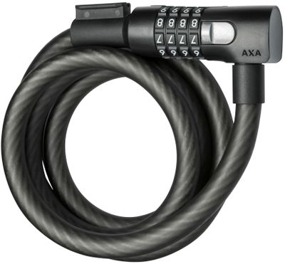 AXA Kabelslot resolute c15-180 - ø15 mm / 1800 mm zwart