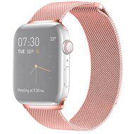 Milanese RVS bandje - Roze - Geschikt voor Apple Watch 42mm / 44mm / 45mm / 49mm