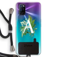 Green Brush: Oppo A72 Transparant Hoesje met koord