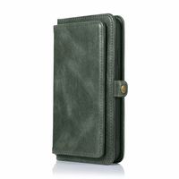 iPhone 12 Mini hoesje - Bookcase - Afneembaar 2 in 1 - Backcover - Pasjeshouder - Portemonnee - Kunstleer - Groen