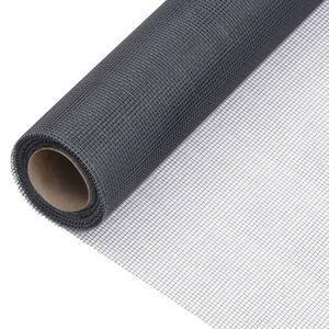 VidaXL Gaas 100x500 cm glasvezel grijs