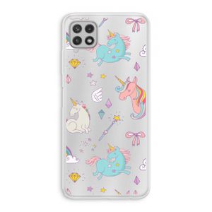 Fantasiewereld: Samsung Galaxy A22 4G Transparant Hoesje