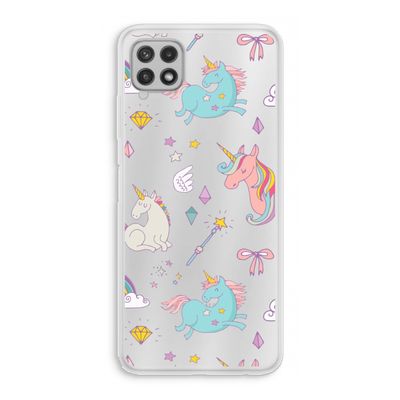 Fantasiewereld: Samsung Galaxy A22 4G Transparant Hoesje