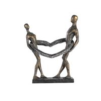 Polysculptuur Connected bronzen afwerking