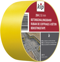Kip 204 Bekistingstape Geel 50mm x 33m