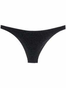 Oséree bas de bikini pailleté à taille basse - Noir