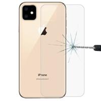 Voor iPhone 11 9H 2.5 D half-scherm transparante mobiele telefoon gehard glas film terug film