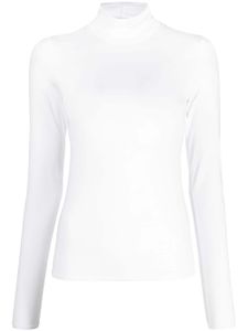 Forte Forte blouse en jersey stretch à col roulé - Blanc