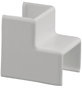 Binnenhoekstuk kabelgoot wit 10x10mm RAL 9010 Canalit 913910 (per zakje)