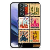 Samsung Galaxy S22 Plus TPU Backcover Postzegels Samsung Galaxy S22 Plus TPU Backcover Postzegels