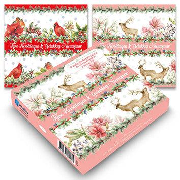 Janneke Brinkman Kerstkaarten Herten 10 Stuks