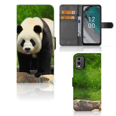 Nokia C32 | Telefoonhoesje | Met pasjeshouder | Panda