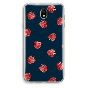 Framboosjes: Samsung Galaxy J7 (2017) Transparant Hoesje