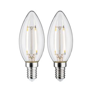Paulmann 28855 LED-lamp Energielabel F (A - G) E14 2.7 W Warmwit (Ø x h) 35 mm x 97 mm 2 stuk(s)