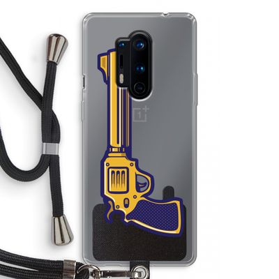 Pew Pew Pew: OnePlus 8 Pro Transparant Hoesje met koord
