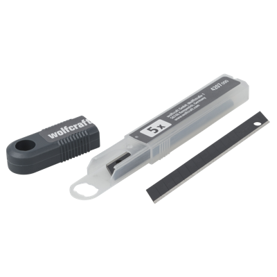 Wolfcraft Abbrechklingen | 9mm | Pro-sharp zwart | 5 stuks - 4207000