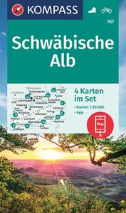 Wandelkaart 767 Schwäbische Alb | Kompass