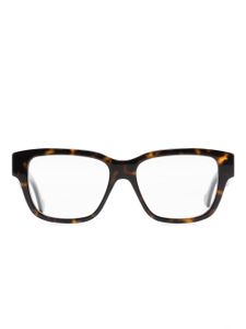 Gucci Eyewear lunettes de vue à monture rectangulaire - Marron