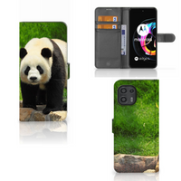 Motorola Edge 20 Lite Telefoonhoesje met Pasjes Panda