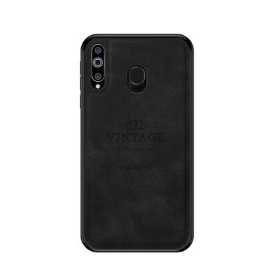 PINWUYO schokbestendige waterdichte volledige PC + TPU + huid beschermhoes voor Galaxy M30 (zwart)