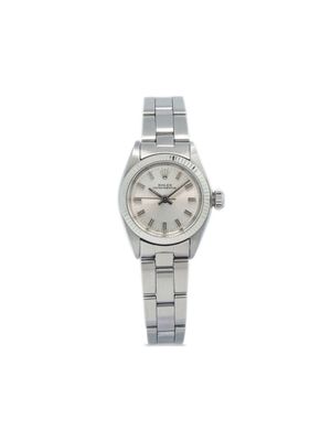 Rolex montre Oyster Perpetual 26 mm pre-owned - Argent