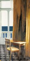 Kunstdruk Henning von Gierke - Interieur mit Sonne und Meer II 50x100cm Kunstdruk Henning von Gierke - Interieur mit Sonne und Meer II 50x100cm