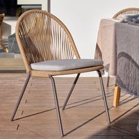 Kave Home Tuinstoel 'Shann' kleur Beige Kave Home Tuinstoel 'Shann' kleur Beige