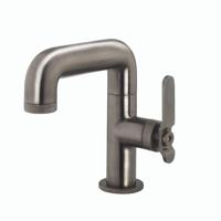 Crosswater Union Wastafelkraan - opbouw - enkel - brushed black chrome (gunmetal) UB110DNB