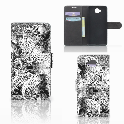 Telefoonhoesje met Naam Microsoft Lumia 650 Skulls Angel