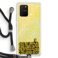 Majorelle Blue Print: Samsung Galaxy S10 Lite Transparant Hoesje met koord