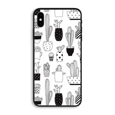 Cactusmotief: iPhone XS Max Biologisch afbreekbaar hoesje