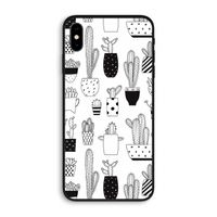 Cactusmotief: iPhone XS Max Biologisch afbreekbaar hoesje