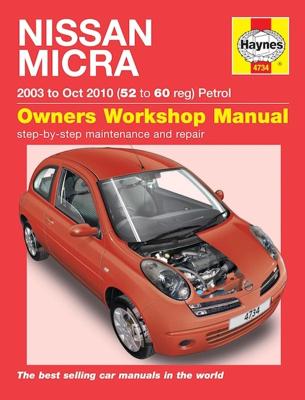 Haynes Werkplaatshandboek Nissan Micra (2003-Okt 2010) 4734