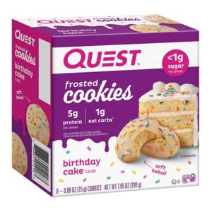 Quest Frosted Cookies Birthday Cake (8 stuks)
