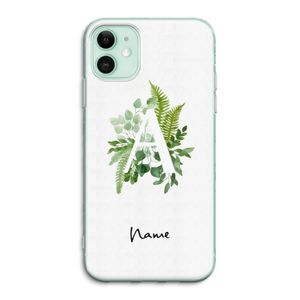 Green Brush: iPhone 11 Transparant Hoesje