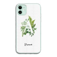 Green Brush: iPhone 11 Transparant Hoesje