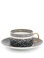 Versace x Rosenthal tasse à thé à motif La Greca - Noir