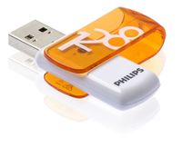 Philips FM12FD05B USB flash drive 128 GB USB Type-A 2.0 Oranje, Wit - thumbnail