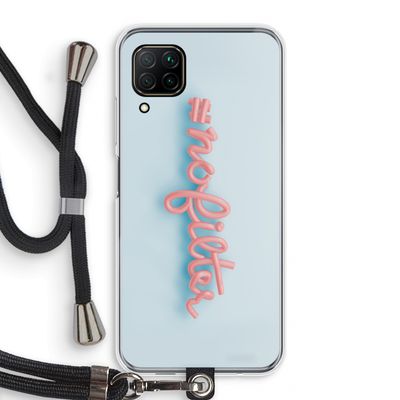 #nofilter: Huawei P40 Lite Transparant Hoesje met koord