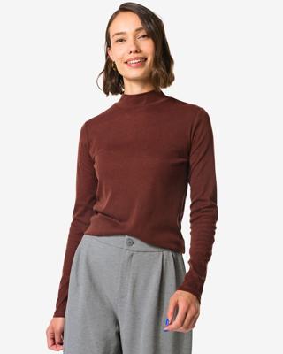 HEMA Dames T-shirt Lora bruin (bruin)