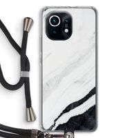 Elegante marmer: Xiaomi Mi 11 Transparant Hoesje met koord