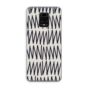 Marrakech Zigzag: Xiaomi Redmi Note 9 Pro Transparant Hoesje