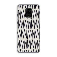 Marrakech Zigzag: Xiaomi Redmi Note 9 Pro Transparant Hoesje