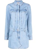 MOSCHINO JEANS robe courte en jean à manches longues - Bleu - thumbnail