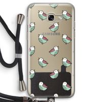 Vogeltjes: Samsung Galaxy A5 (2017) Transparant Hoesje met koord