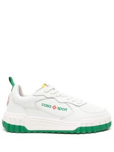 Casablanca baskets Court en cuir