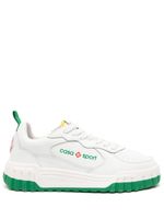 Casablanca baskets Court en cuir