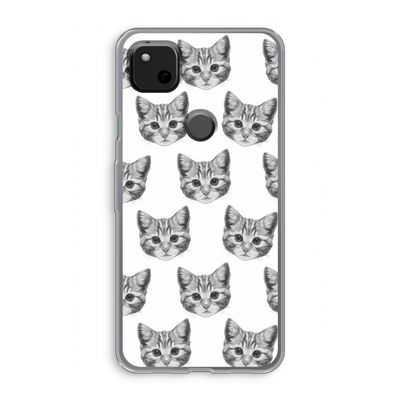 Kitten: Google Pixel 4a Transparant Hoesje